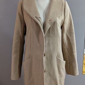 Mango / Aritzia Women's Camel Wool Coat Medium